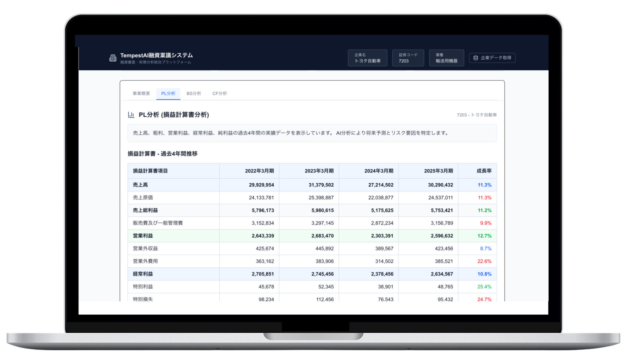 「融資稟議AI」のヒーローイメージ